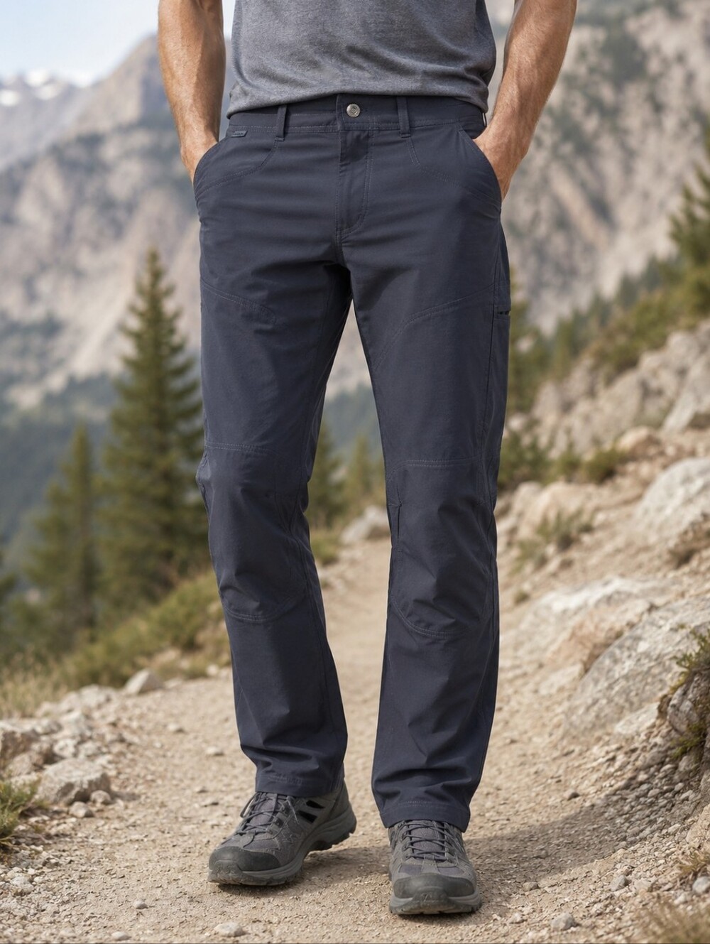 KÜHL Men's 30x30 Black Stretch Nylon Hiking Utility Pants Gorpcore Trail Outdoor